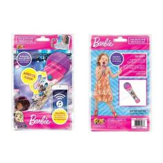 Microfone Infantil Barbie Rockstar FUN F0020-0