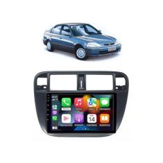 Kit Multimídia Civic G6 96 / 00 Ar Digital 9 Pol Android Carplay 2/32G