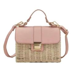 Bolsa Quadrada Praia Feminina Espaçosa Festa Casamento Festa - Alwy, B