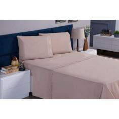 Jogo de Lençol Casal Padrão Percal Rubi 04 peças - taty enxovais, avel