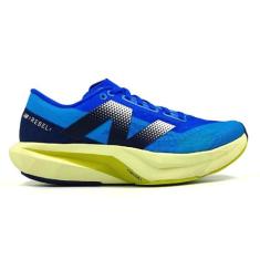Tênis New Balance FuelCell Rebel V4 Feminino, 34, Azul, Verde