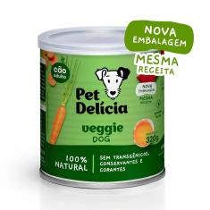 Racao Umida Pet Delicia Caes Veggie 320g