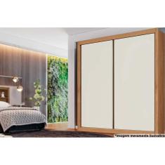 Guarda Roupa Solteiro 2 Portas e 4 Gavetas Zurique Flex Peroba/Peroba ou Off White - Europa