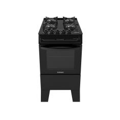 Fogão Itatiaia 4 Bocas Electra Glass Plus Preto Bivolt