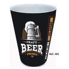 Kit 10 Copos Cerveja Decorados Beer 550ml Usual Utilidades, Beer, Pret