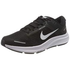 Nike Tênis de corrida masculino Air Zoom Structure 23 Trail, Antracite, preto e branco, 8.5