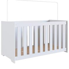 Berço Com Mosquiteiro La001 Branco Comm Branco