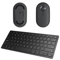 Teclado, Mouse Bluetooth Preto para Notebook MSI