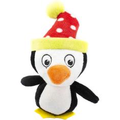 Brinquedo Pelúcia Pinguim para Cães - Tam. Único