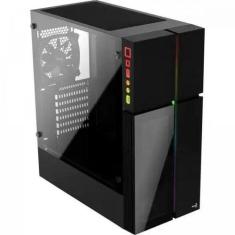 Gabinete Gamer Aerocool Playa Preto Rgb Lateral Vidro