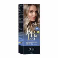 Coloração Keraton Banho de Brilho Platina - Kert, Prata claro, Não se 