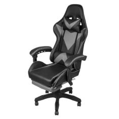 Cadeira Gamer com Rodízios PU Hawker 3315 Preta - OR Design