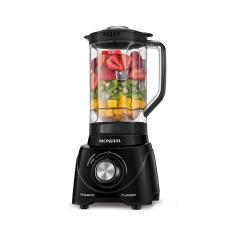 Liquidificador Mondial L-98-B Pratic Turbo com 2 Velocidades e Função Pulsar 550W - Preto
