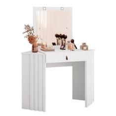 Camarim Glitter 1 Gaveta Branco - ABZ - Albatroz