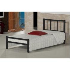 Cama Tubolar Solteiro Em Aço Reforçada - JB Moveis, Branco