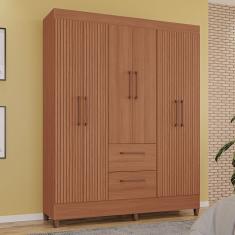 Guarda-Roupas Star 100% MDF Tuboarte 6 Portas 2 Gavetas