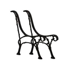 Par Pé De Banco Praça Jardim Rendadão Em Ferro Fundido. - FUNDIÇAO SAO