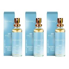 Kit 03 Perfume Feminino Amakha Paris Elegance Blue