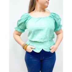 Blusa cropped-Feminino
