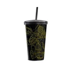 Copo Canudo Transformers Bumblebee