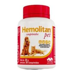 Hemolitan Pet - 30 Comprimidos - Vetnil