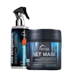 Kit Net Mask + Uso Obrigatório Truss