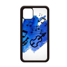 Capa Music Blue BackgroundStreet Illustrate para iPhone 12 Pro Max para Apple Mini Mobile Case