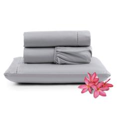 Jogo de lençol 3 peças 400 fios - SOLTEIRO