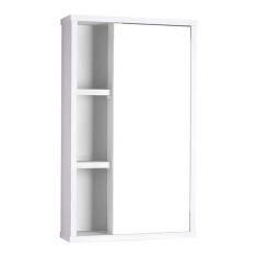 Armário com Espelho para Banheiro Milano Branco