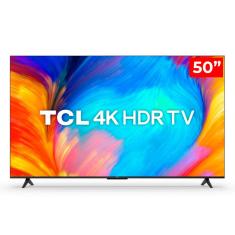 Smart TV TCL 50P635 LED UHD 50 4K Google TV com Wifi Dual Band e Bluetooth Integrados