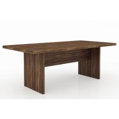 Mesa De Escritório Me4119 Nogal - Tecno Mobili