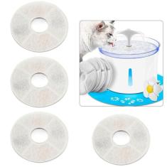 Refil Filtro 4 Unidades Carvao Ativado Pet Gato Cachorro Animais Estimaçao Fonte Bebedouro Agua Limpa Potavel