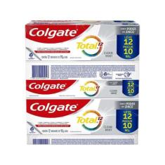 Creme Dental Colgate Total 12 Clean Mint 90G Embalagem Com 12 Unidades