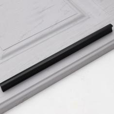 Armário de cozinha alças de armazenamento armário guarda-roupa cômodas cromo preto prata maçaneta da porta gaveta puxa botões ferragem, 201,320mm preto