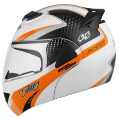 Capacete Escamoteável Robocop Articulado Pro Tork V-pro Jet 2 Carbon B