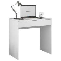 Mesa Escrivaninha Estudo Loft Minimalista BP 100% MDF 80cm com 01 Gave