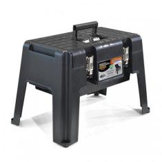 Banqueta Maleta Organizadora Com Compartimento 2em1 Travas  25831PM Ar