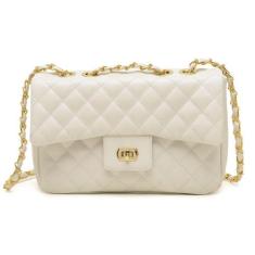 Bolsa Feminina Transversal Napa Floater Manu - Miah Flor, Off white, Ú