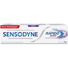 Sensodyne NOVO Creme Dental para Sensibilidade, Rápido Alívio e Proteção Duradoura com Flúor, Alívio Instantâneo, 50g