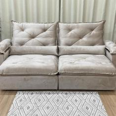 Sofá Retrátil e Reclinável Confortável com 1,60m de Largura e Abertura