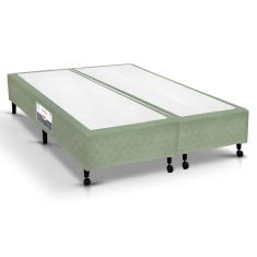 Cama Box Base Universal Queen Poli Tecido Green (158x198x23) - Castor