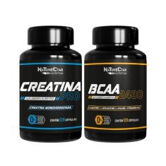 Kit Creatina Monohidratada Pro + BCAA 2400 Natunectar – 240 cápsulas