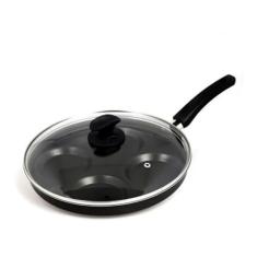 A Dona Chefa Frigideira Multiuso, 1.5 L, Tampa Vidro, Preta