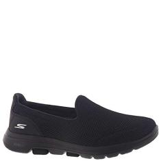 Sapatilha Go Walk 5, Skechers, Feminino, Preto, 34