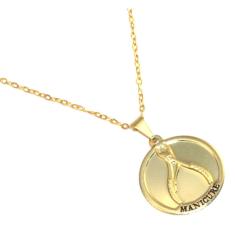 Colar Cordão Manicure Profissão Folheado Ouro 18k