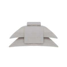 Jogo De Cama King Cetim 300 Fios Buddemeyer Damask Bege