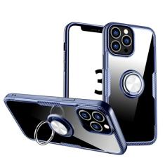 SORAKA Capa transparente para iPhone 13 Pro com suporte para anel,capa de PC rígida transparente Capa iPhone 13 Pro com placa de metal para suporte magnético de telefone para carro