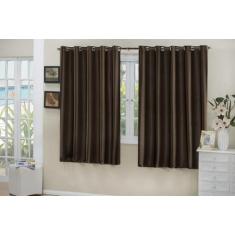 Cortina Blackout De Tecido 2,80 X 1,70M 100% Blecaute Tabaco - Vh Enxo
