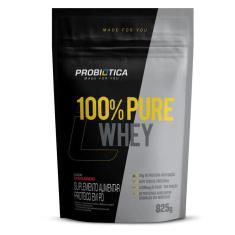 100% Pure Whey Sabor Morango 825g Probiótica 