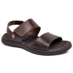 Sandalia Papete Casual Masculino Couro Pegada 131286